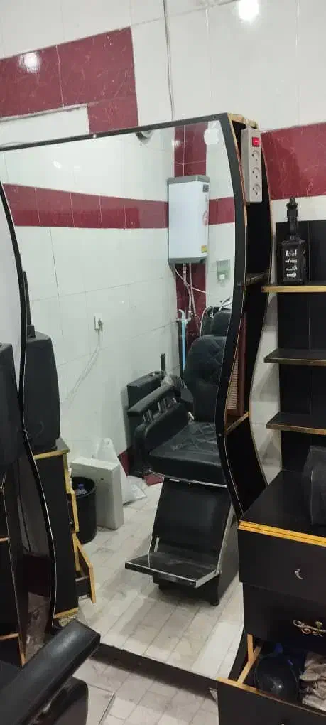 آیینه آرایشگری|آرایشگاه و سالنهای زیبایی|ری, تصفیه خانه|دیوار