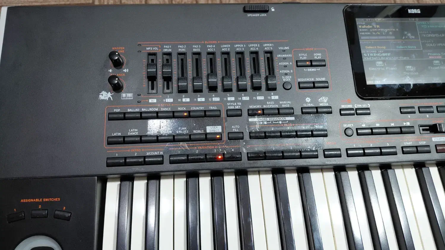 ارگ pa4 پنج اکتاو|پیانو، کیبورد، آکاردئون|پارس‌آباد, |دیوار