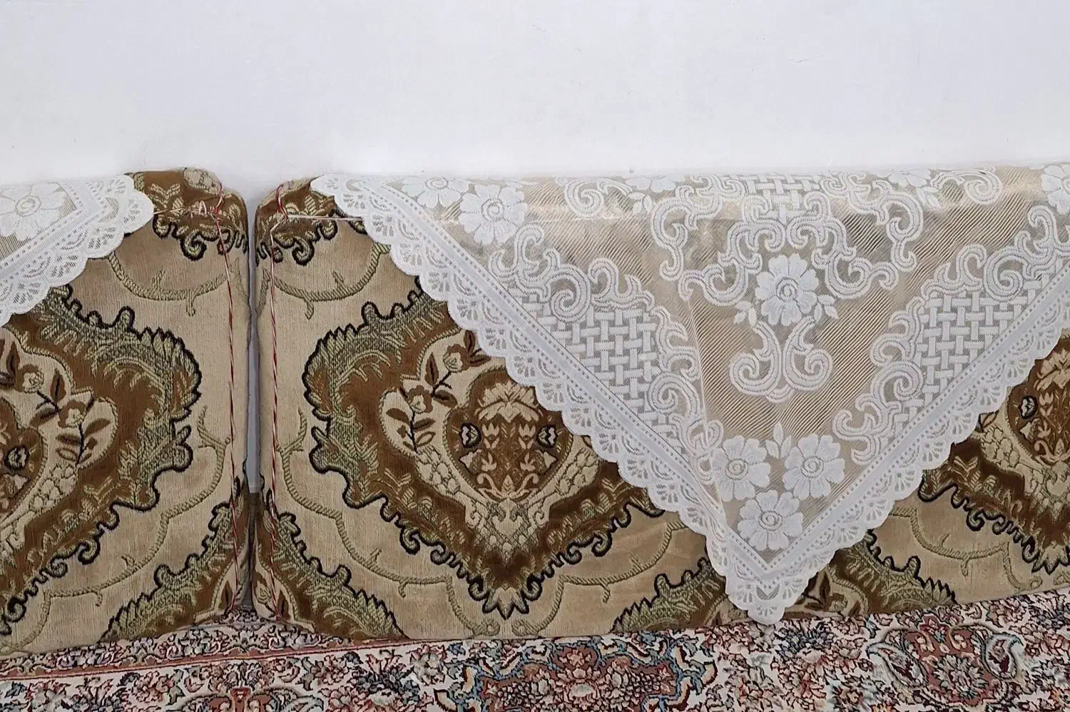 دو جفت پشتی|پشتی|کاشان, مفتح|دیوار