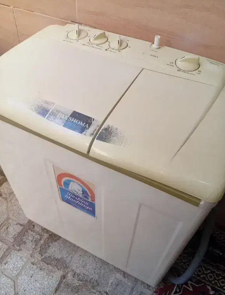 لباسشویی دوقلو پاکشوما|ماشین لباسشویی و خشک‌کن لباس|فردوس (خراسان), |دیوار