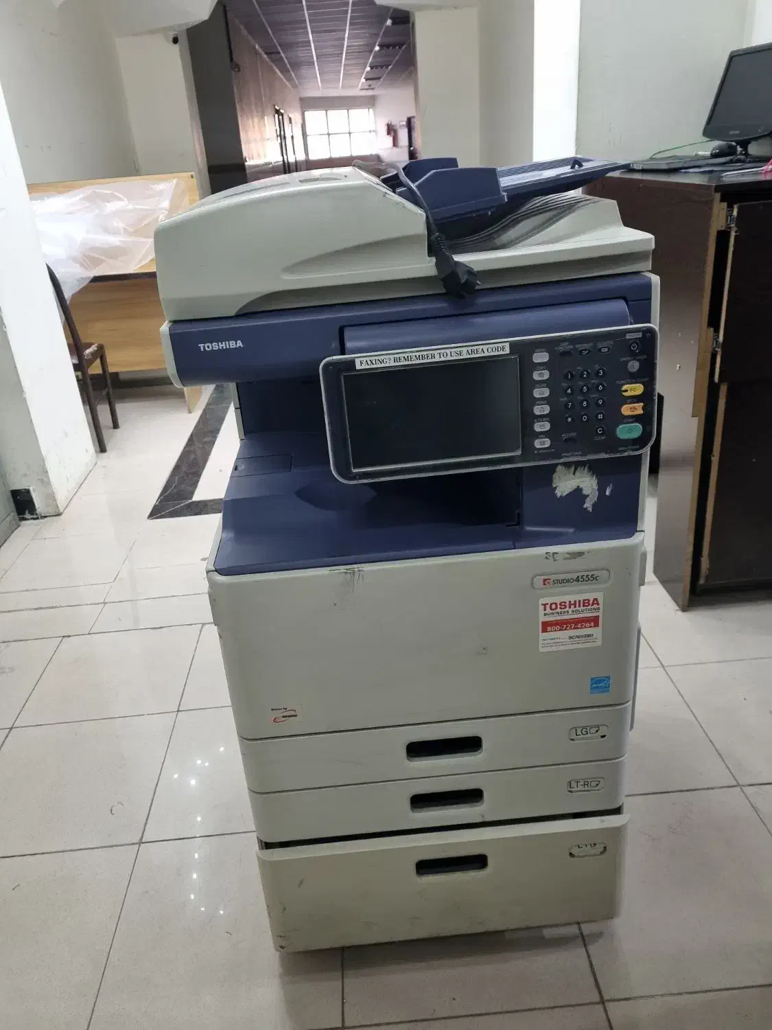 دستگاه کپی رنگی توشیبا مدل ۴۵۵۵|پرینتر، اسکنر، کپی، فکس|سنندج, |دیوار