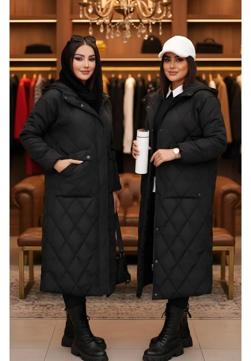 کاپشن بلند زنانه|لباس|اصفهان, جلالیه|دیوار