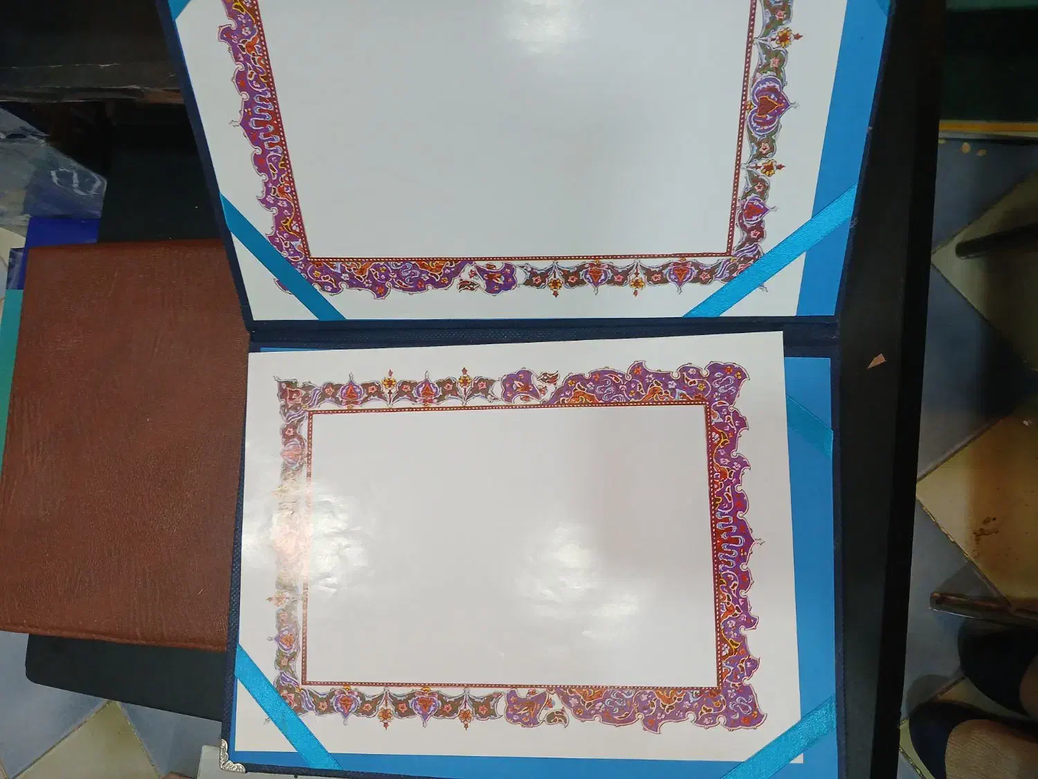 لوح تقدیر چرمی .چوبی فومی 40درصد تخفیف|لوازم التحریر|مشهد, آبکوه|دیوار