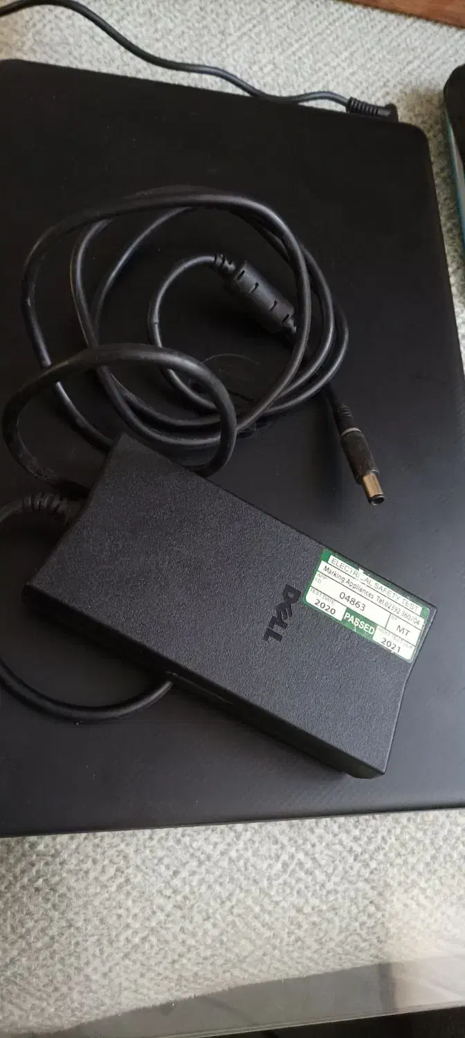 شارژر (تبدیل) اصلی لپ‌تاپ دل|قطعات و لوازم جانبی رایانه|تهران, بوستان سرخه حصار|دیوار