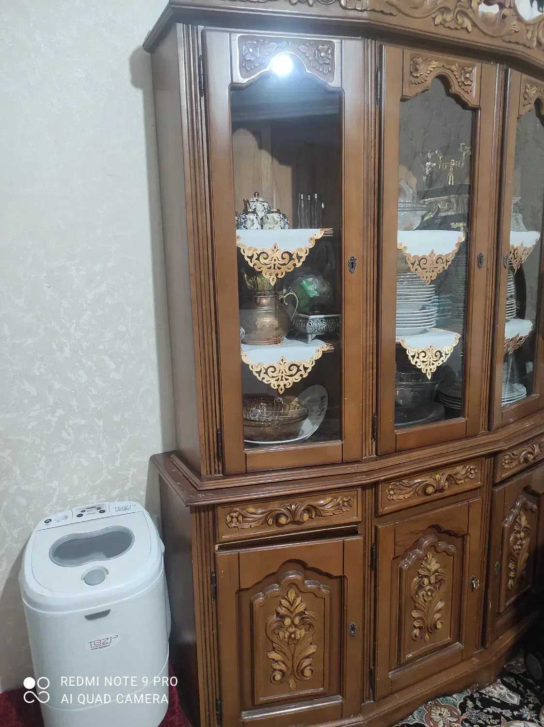 بوفه چوبی|بوفه، ویترین، کنسول|کرمانشاه, |دیوار