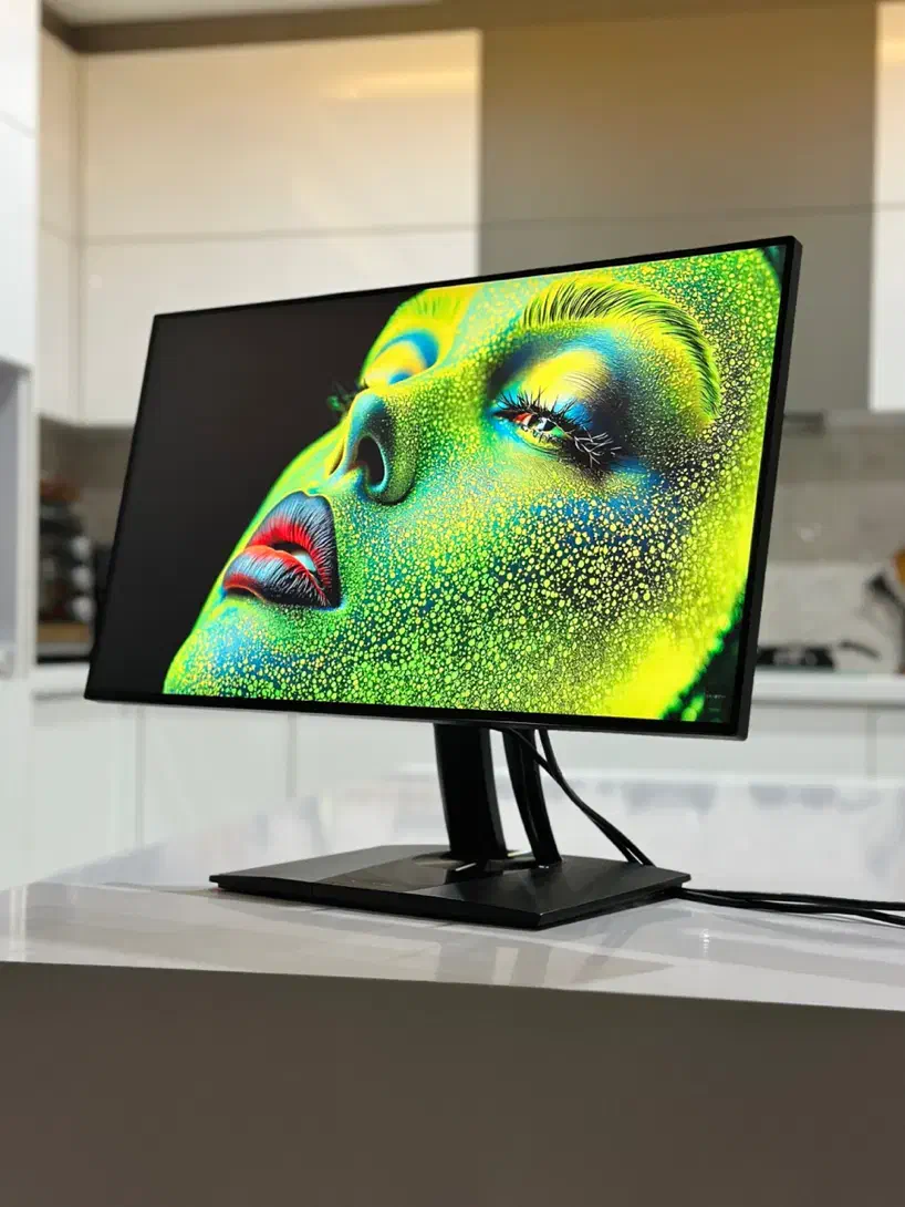 مانیتور ویوسونیک IPS VP2468 سایز 24 اینچ|قطعات و لوازم جانبی رایانه|همدان, |دیوار