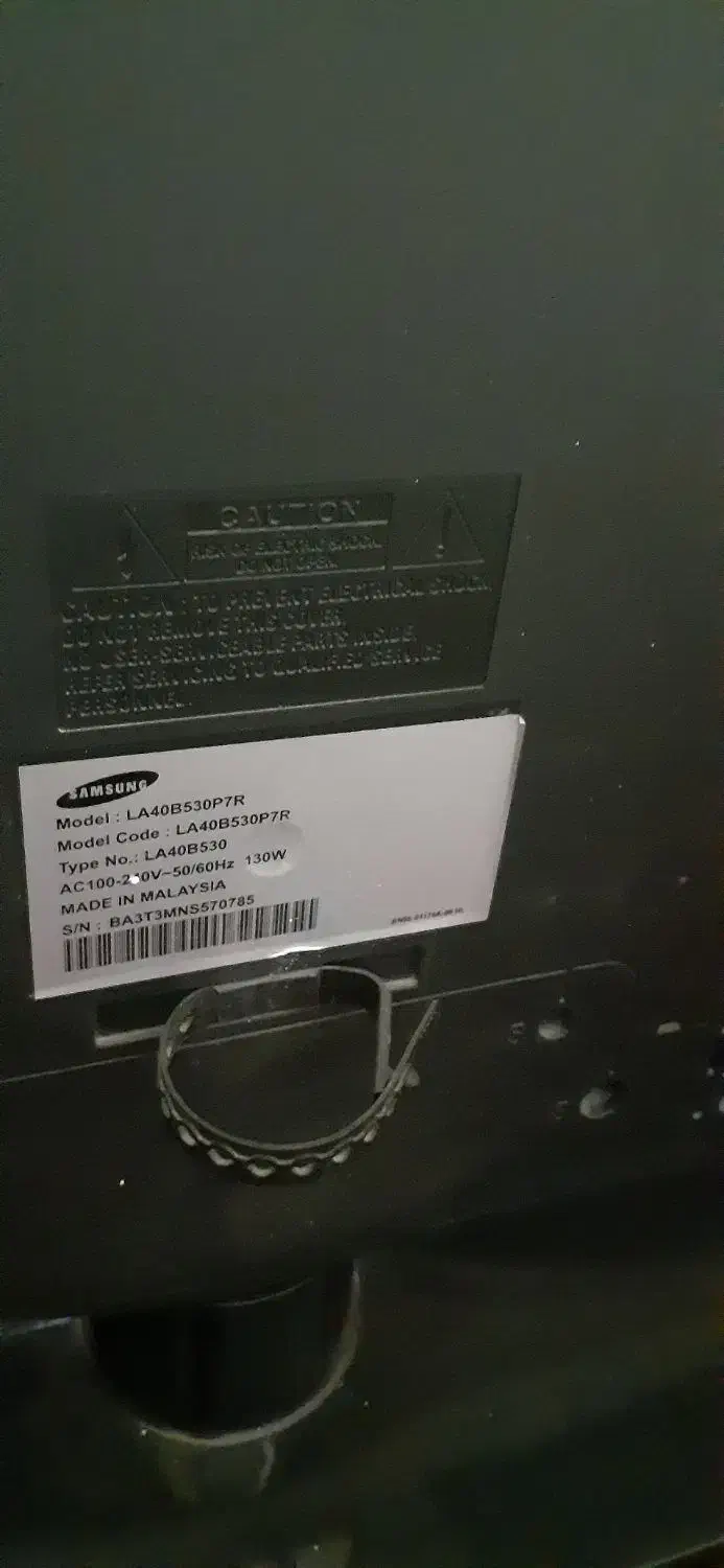 تلویزیون سامسونگ مالزی ۴۰ اینچ کاملا سالم|تلویزیون و پروژکتور|تبریز, |دیوار