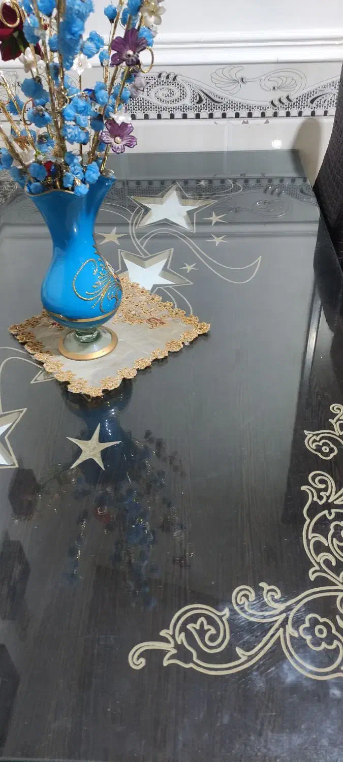 میز غذاخوری شش نفره|میز و صندلی غذاخوری|آبپخش, |دیوار