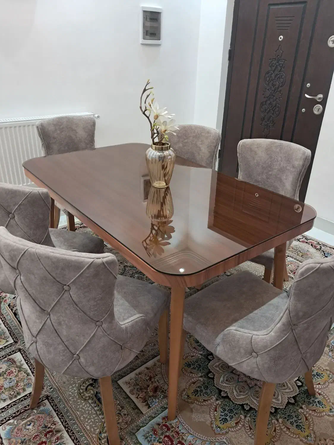 میز غذاخوری 6 نفره|میز و صندلی غذاخوری|پلدشت, |دیوار