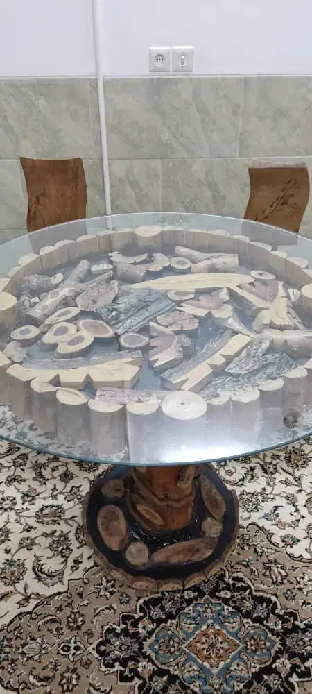 میز چوبی|میز و صندلی غذاخوری|یزد, |دیوار