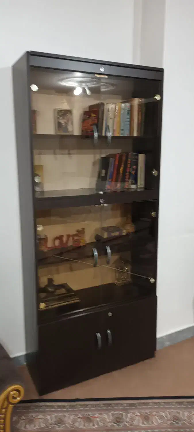 قفسه کتاب در حد نو|کتابخانه، شلف، قفسههای دیواری|اردبیل, |دیوار