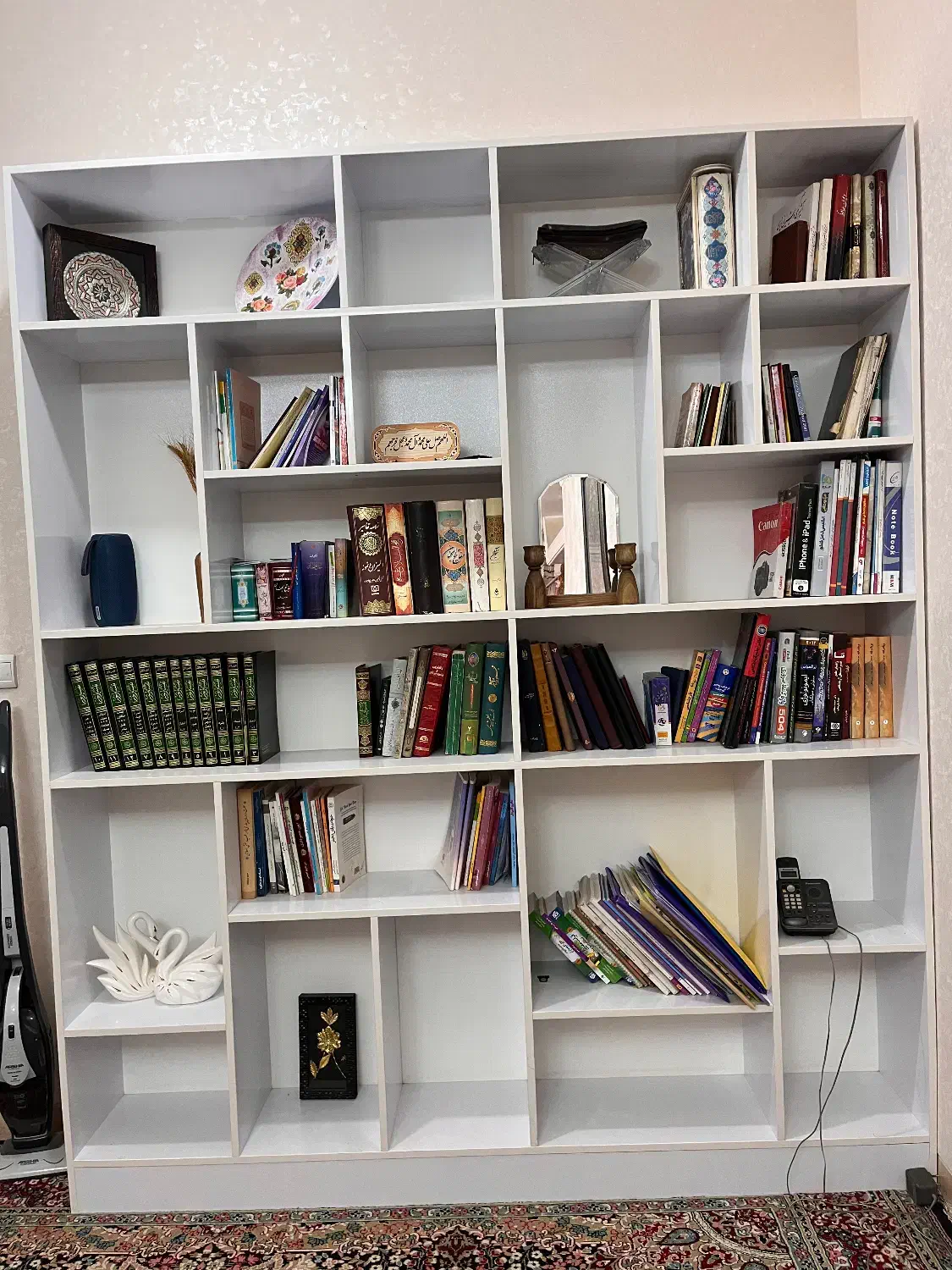 کتابخونه|کتابخانه، شلف، قفسه‌های دیواری|کرمان, |دیوار