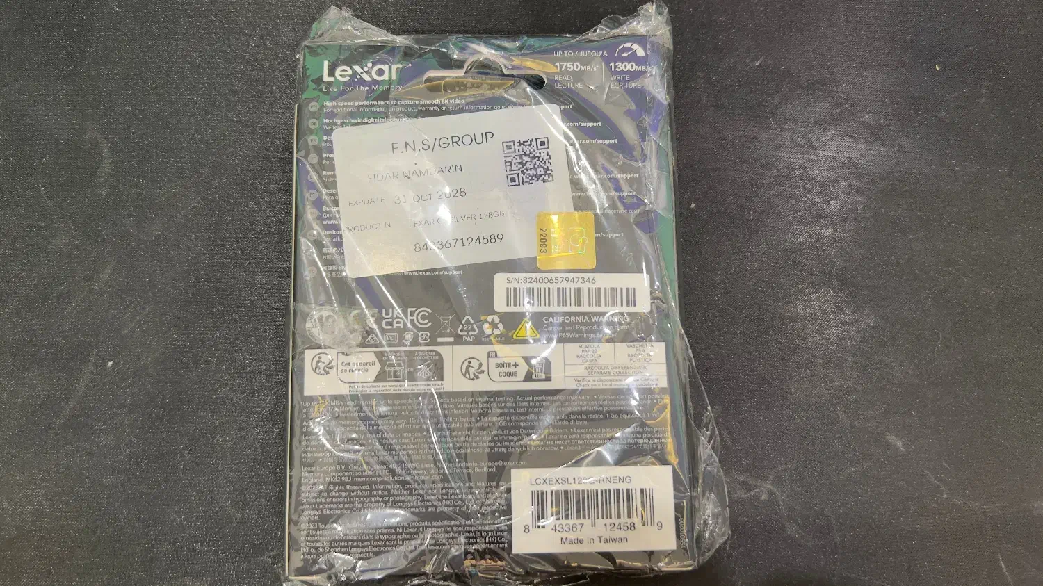 کارت حافظه 128Gb CFexpress لکسار استاندارد Type B|قطعات و لوازم جانبی رایانه|تهران, گیشا|دیوار