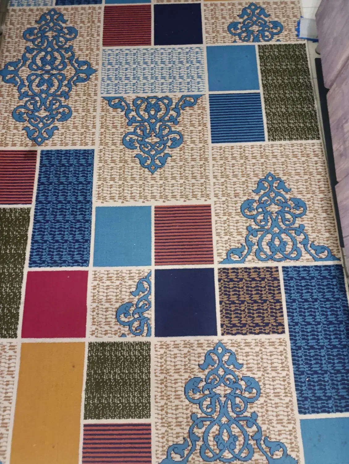 فرش طرح گلیم|فرش|سمنان, |دیوار