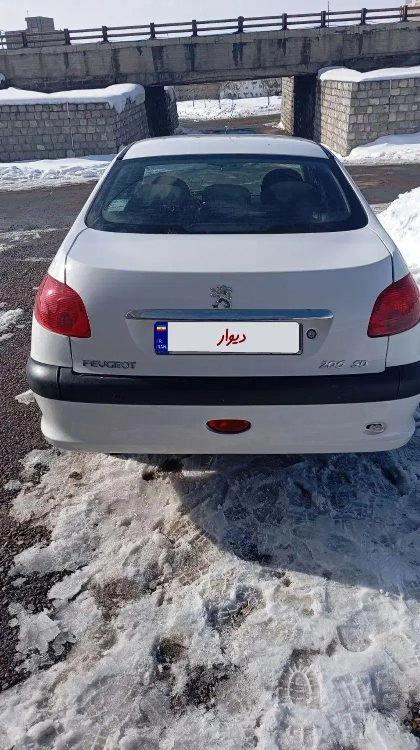 پژو ۲۰۶sd v8مدل ۹۵|خودرو سواری و وانت|تیکمه داش, |دیوار