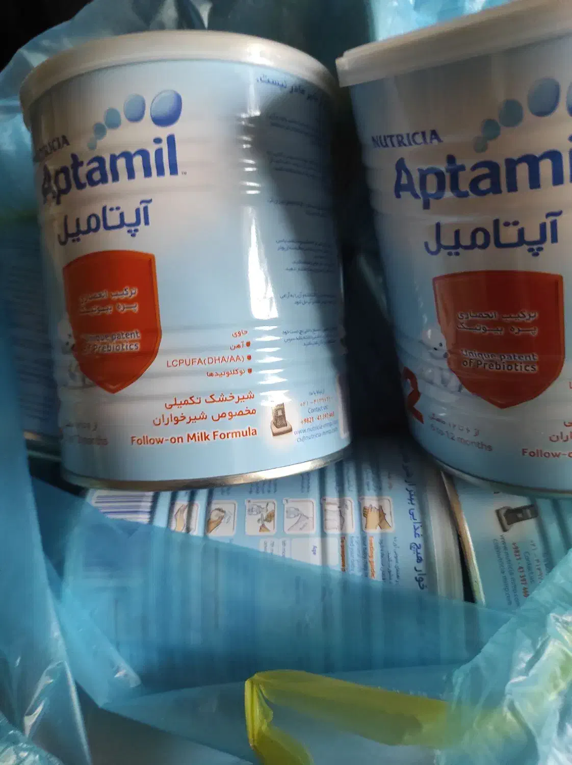 قوطی شیر خشک|ظروف نگهدارنده، پلاستیکی، یک‌بارمصرف|برازجان, |دیوار