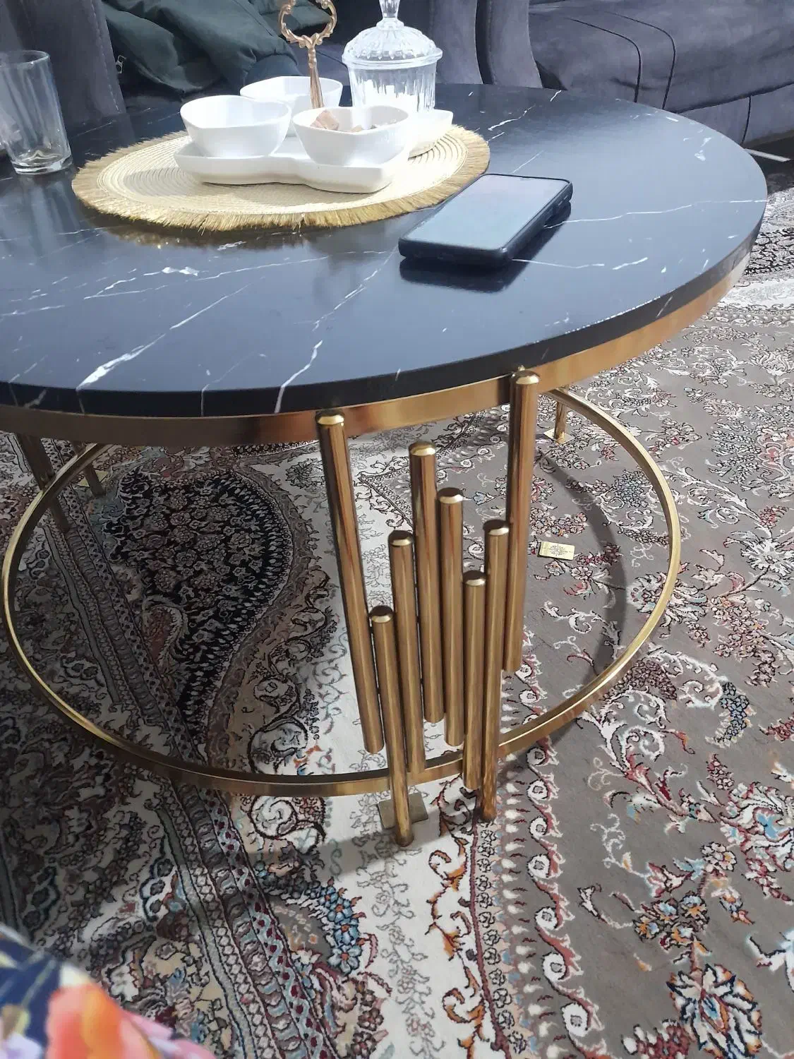 میزوسط با۳تاعسلی بع علت دکورمنزل زیرقیمت|مبلمان خانگی و میز عسلی|ری, امین آباد|دیوار