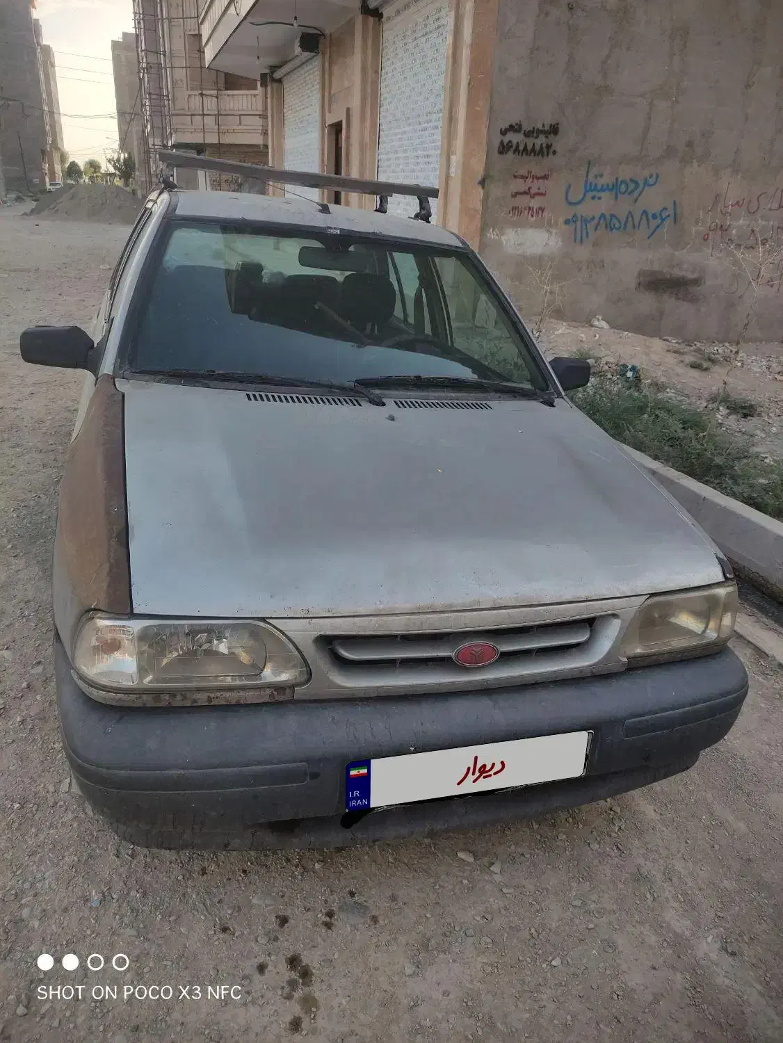 پرایدنقره ای  مدل 85|خودرو سواری و وانت|میانه, |دیوار