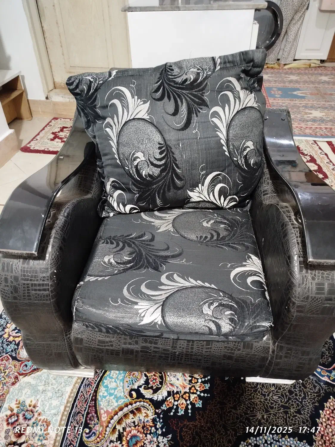 مبل ۶ نفره مشکی|حراج|ورامین, ورامین|دیوار