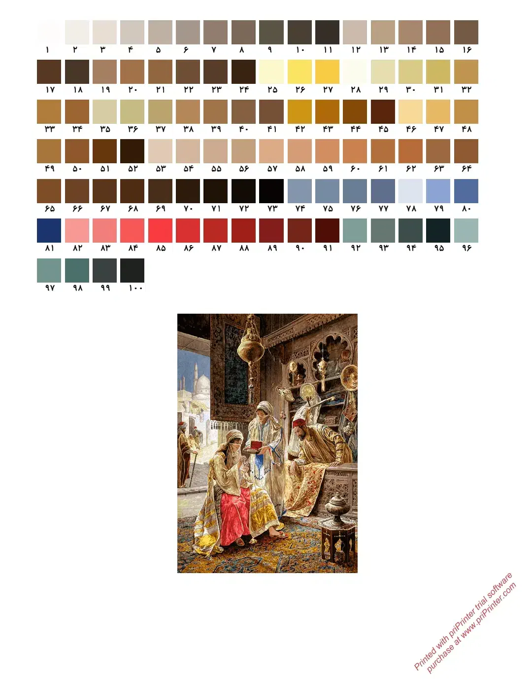 نخ و نقشه تابلو فرش ،طرح عتیقه فروش|تابلو فرش|لنگرود, |دیوار