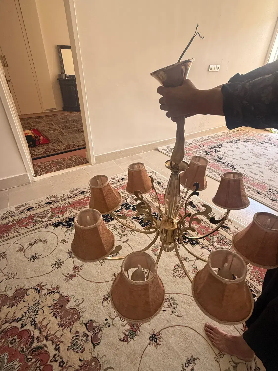 لوستر|لوستر و چراغ آویز|کوهدشت, |دیوار