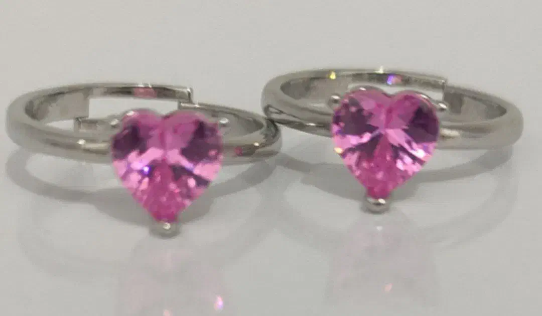 انگشتری جواهری نگین صورتی|بدلیجات|سبزوار, هویزه|دیوار