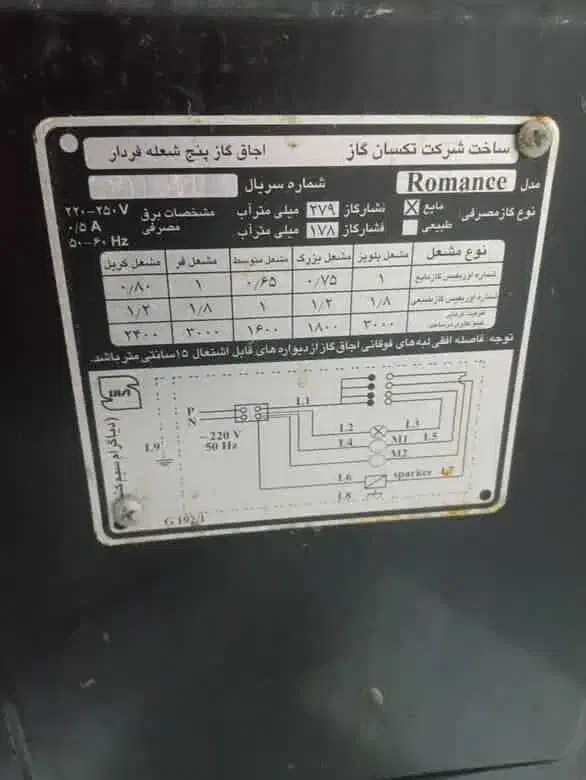 گاز پنج شعله استیل|اجاق گاز و لوازم برقی پخت‌وپز|رشت, حمیدیان|دیوار