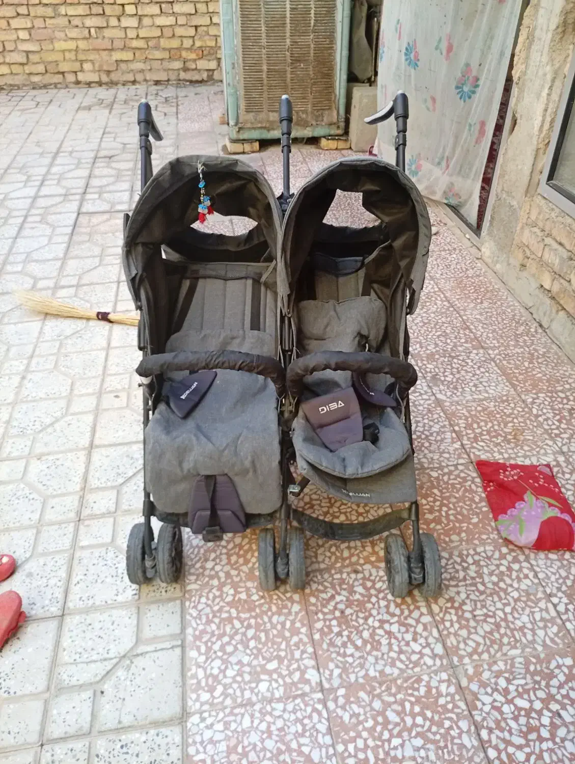 کالسکه بچه دوقلو|کالسکه و لوازم جانبی|فلاورجان, |دیوار