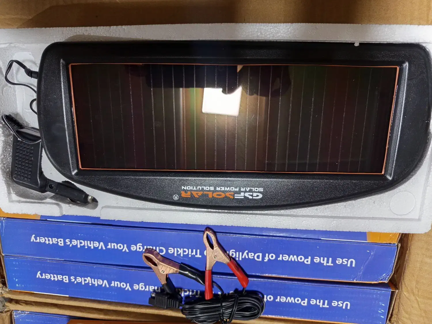 پنل خورشیدی شارژر باطری ماشین|قطعات یدکی و لوازم جانبی|فلاورجان, |دیوار