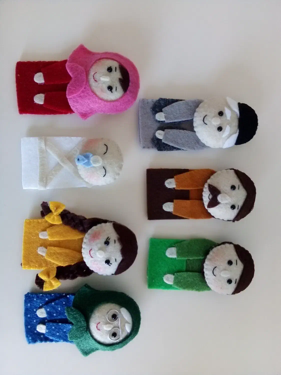 عروسک انگشتی نمدی|اسباببازی|دورود, |دیوار