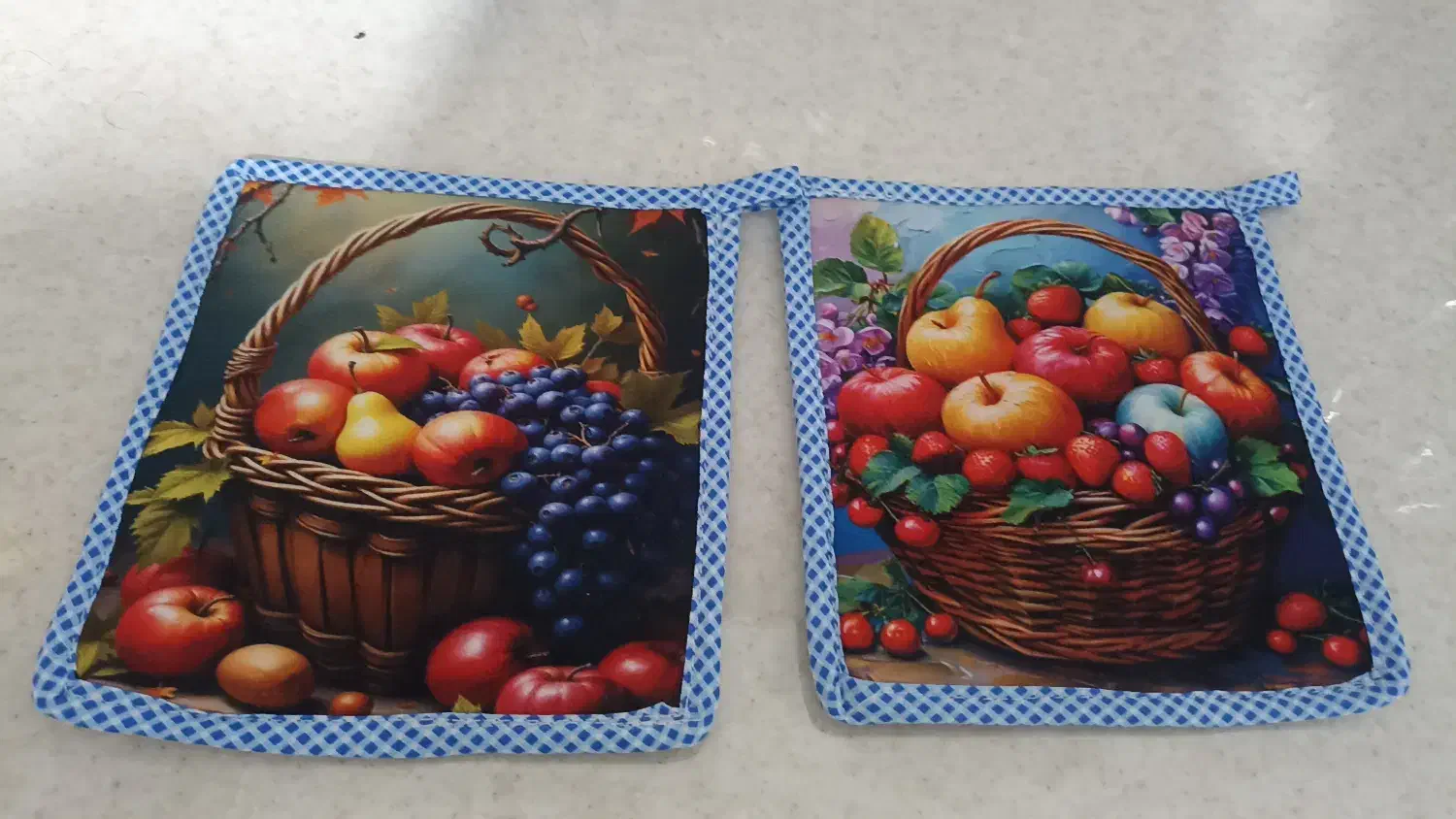 دستگیره اشپزخانه جفتی|سفره، حوله، دستمال آشپزخانه|چهارباغ, |دیوار