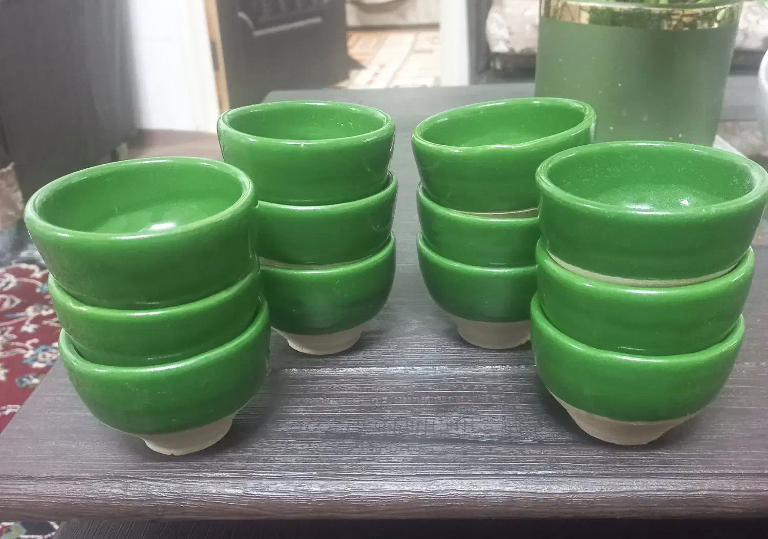 کاسه سفالی|ظروف سرو و پذیرایی|قم, وادی السلام|دیوار