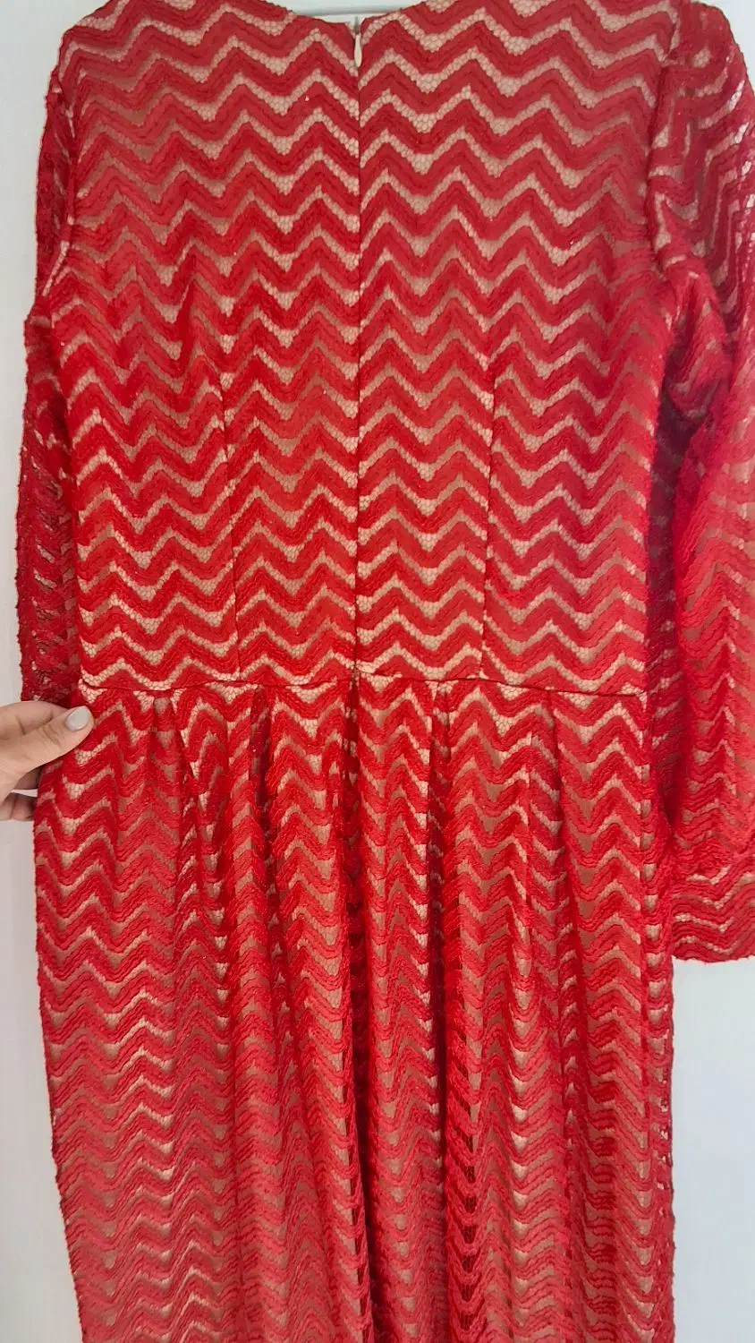 لباس مجلسی زنانه قرمز|لباس|لوندویل, |دیوار