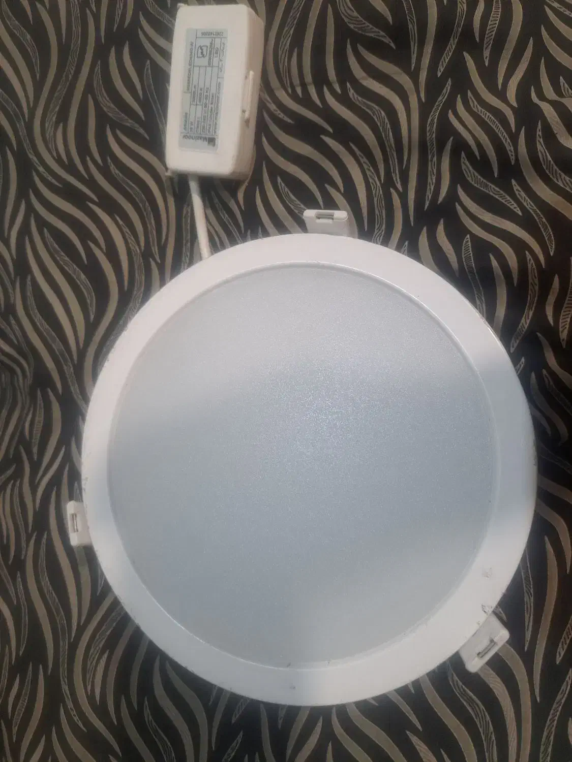 چراغ پنلی مازینور ۳۵و ۲۳ وات توکار گرد رنگ زرد|لامپ و چراغ|قوچان, |دیوار