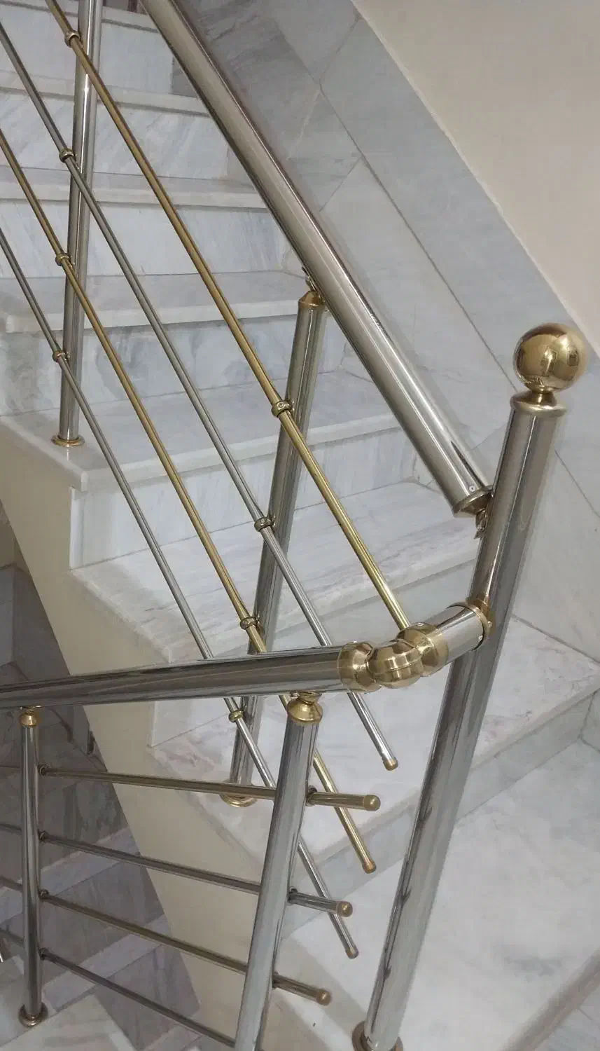 نرده استیل راه پله و تراس|خدمات پیشه و مهارت|چگنی, |دیوار