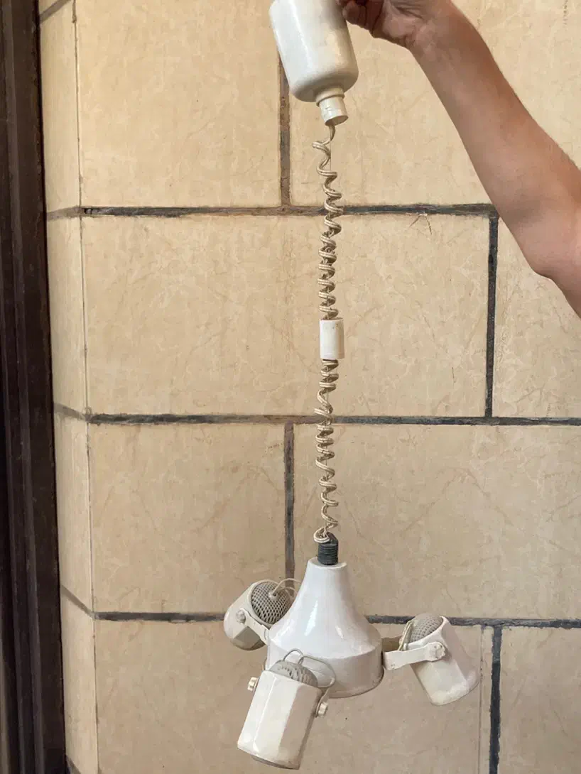دو عدد لوستر|لوستر و چراغ آویز|آبادان, |دیوار