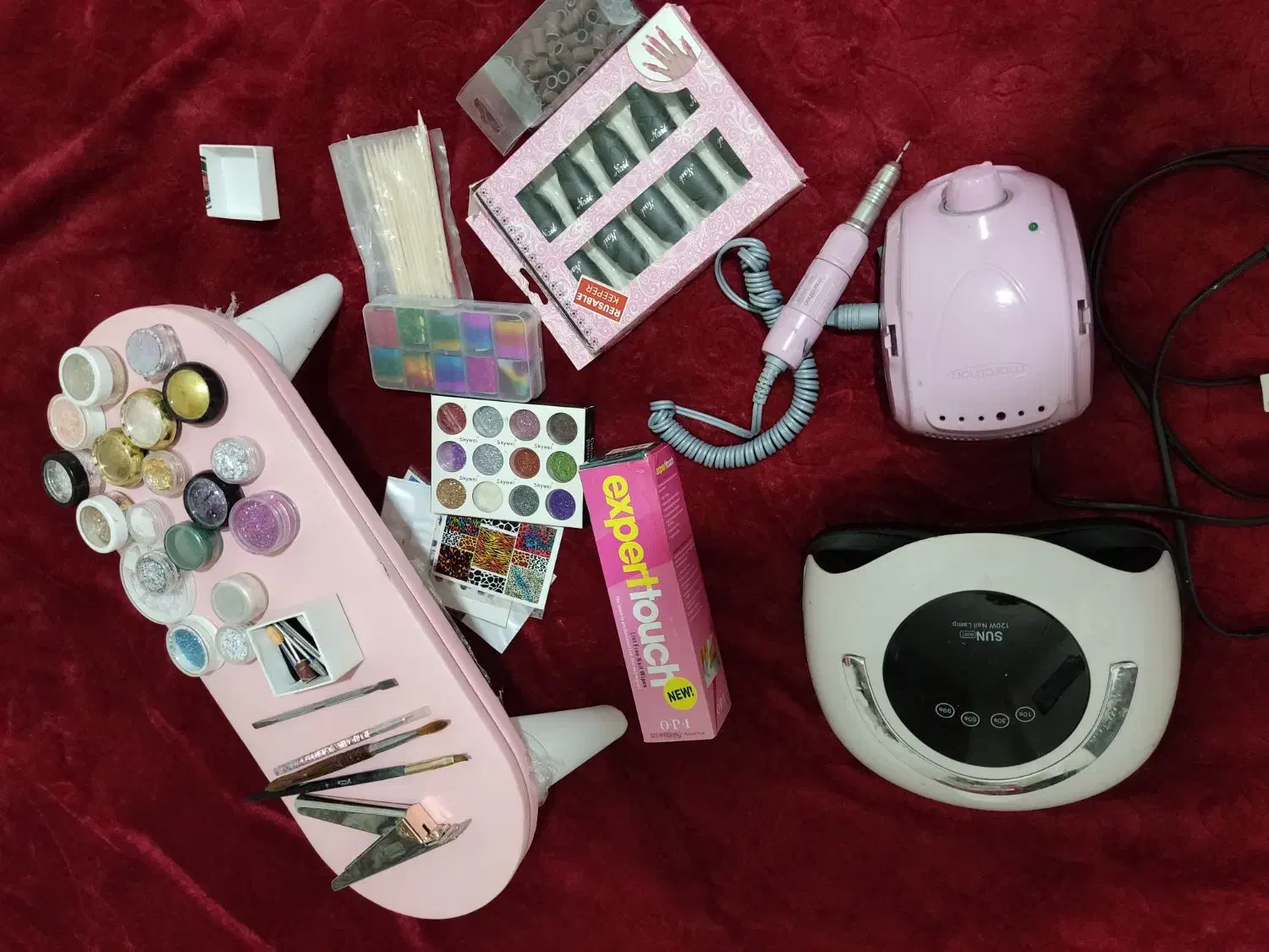 وسایل کاشت ناخن کامل از صفر تا صد|آرایشی، بهداشتی، درمانی|خرمآباد, |دیوار