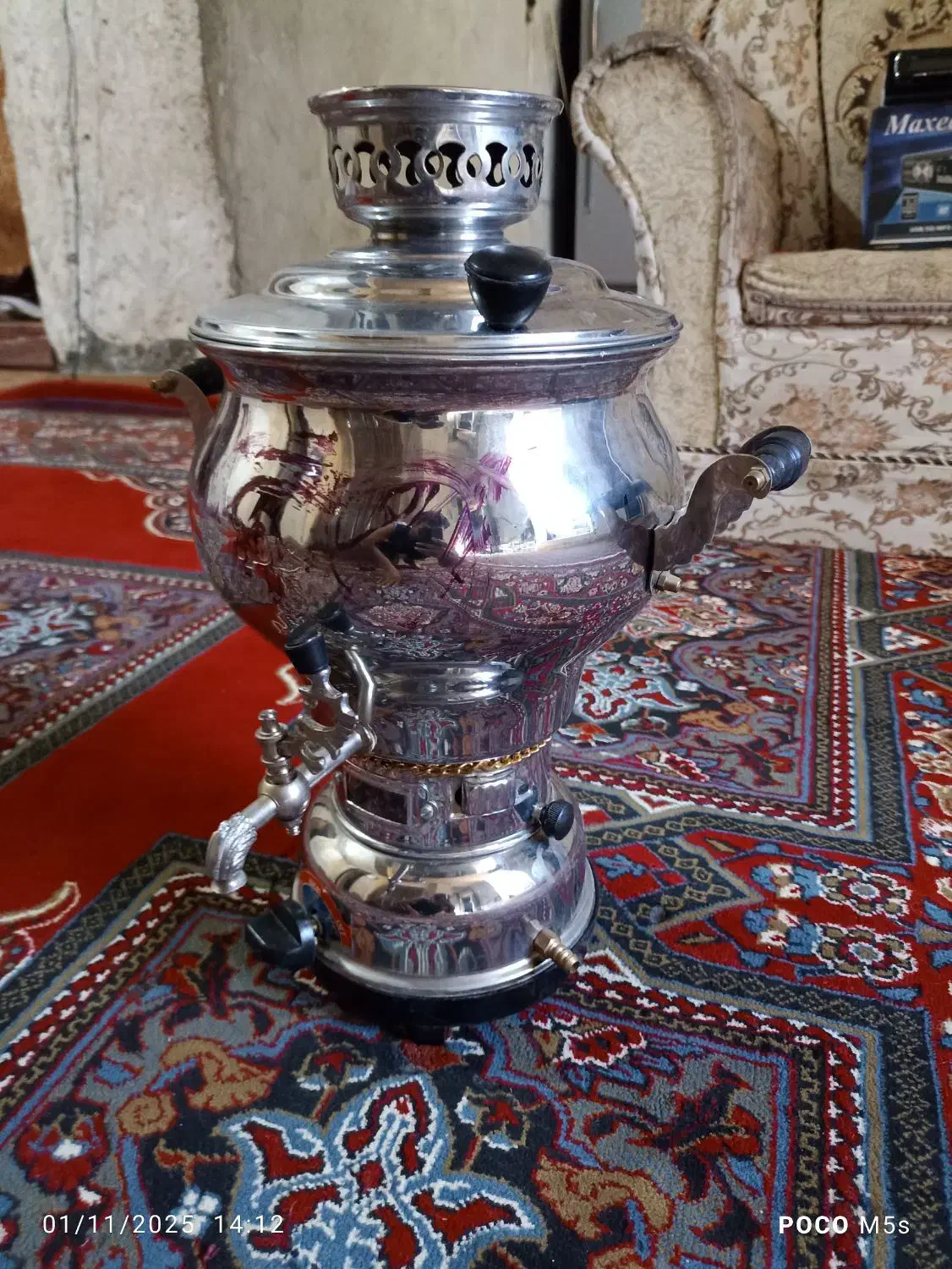 برنج چمپا. ظبط ماشین .سماور گازی|صنایع دستی و سایر لوازم تزئینی|چیتاب, |دیوار