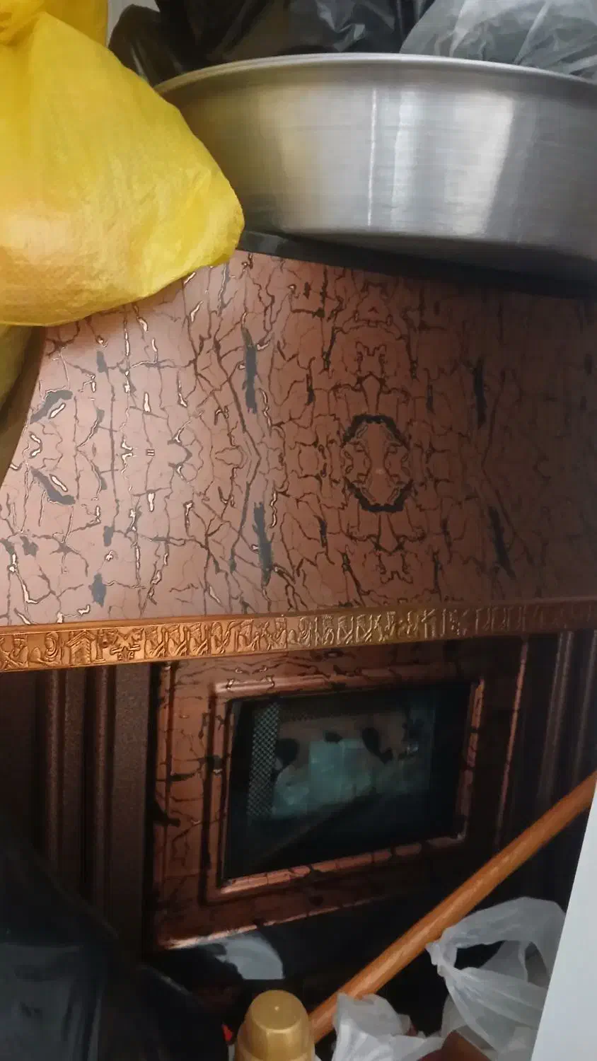 بخاری گازی طرح شومینه|بخاری، هیتر، شومینه|صحنه, |دیوار