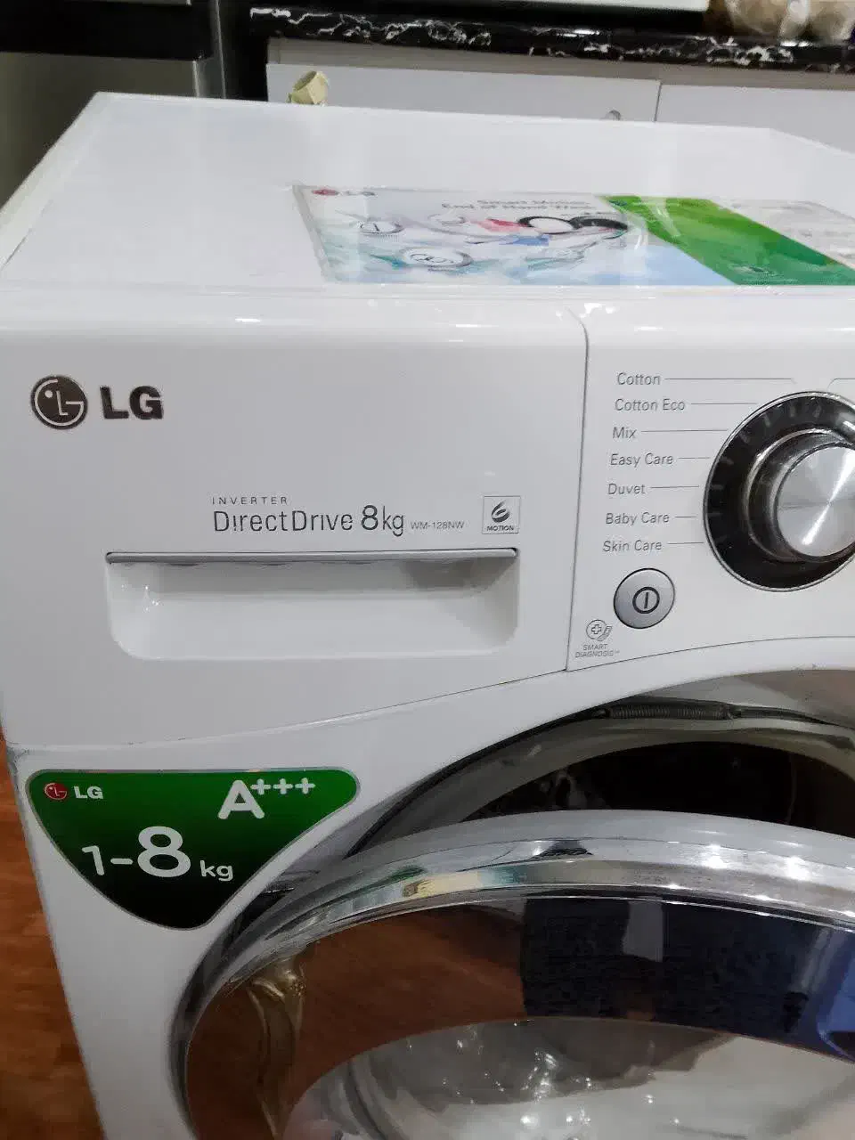 لباسشویی ال جی۸کیلویی اصل کره|ماشین لباسشویی و خشککن لباس|ری, سیزده آبان|دیوار