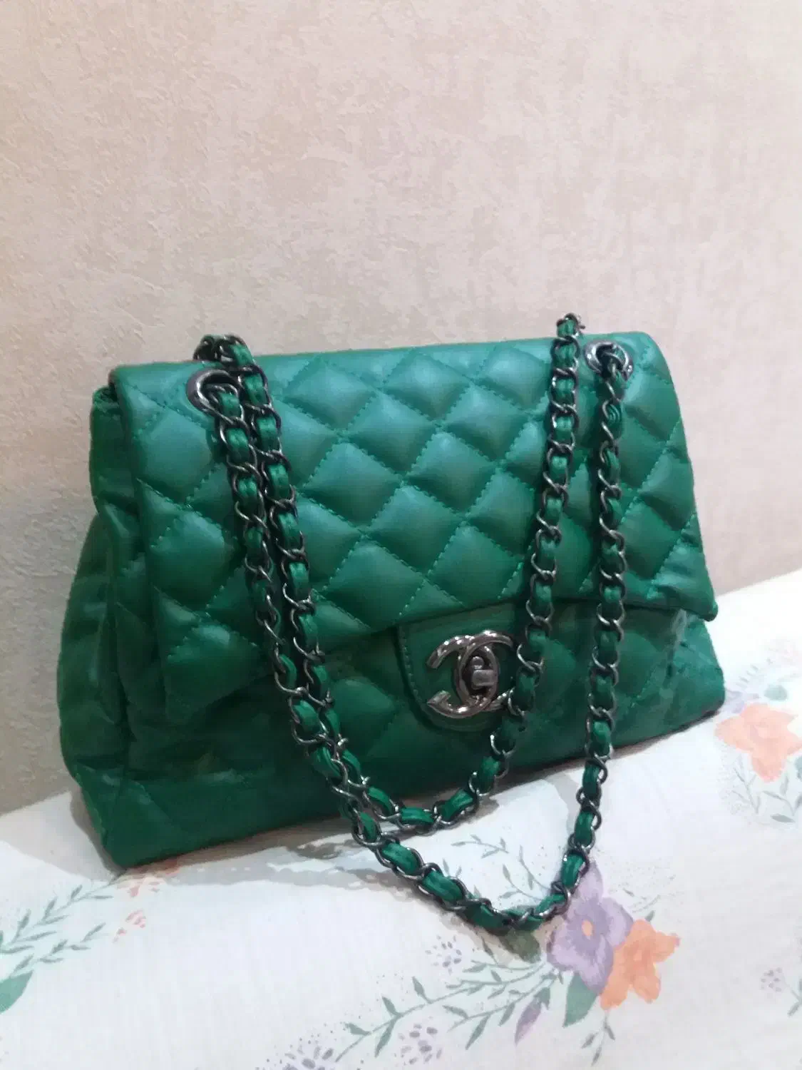 کیف سبز خوش رنگ  جادار شیک و زیبا|کیف، کفش، کمربند|اردبیل, |دیوار