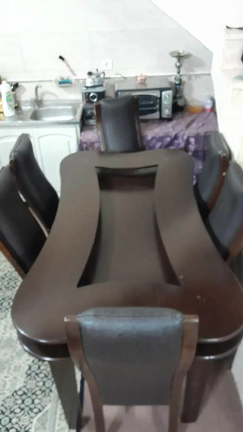 میز ناهار خوری شش نفره|میز و صندلی غذاخوری|حمیدیا, |دیوار