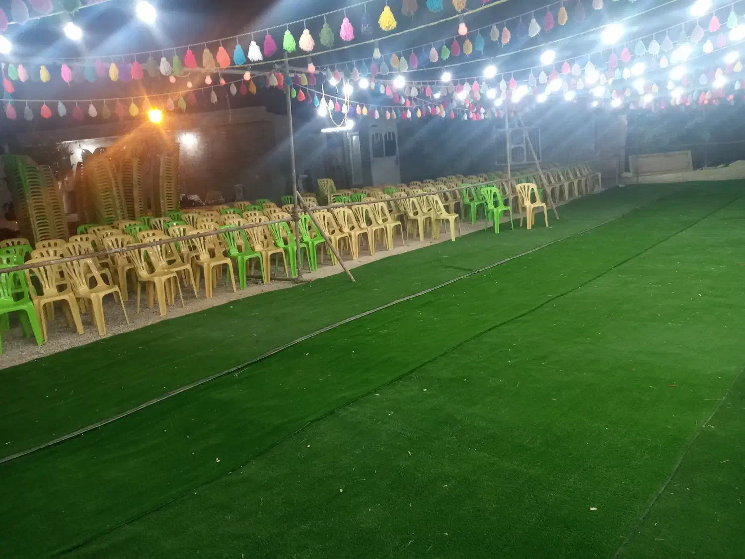 کرایه میز و صندلی ولامپ وگمپول وچمن|خدمات پذیرایی، مراسم|برازجان, |دیوار