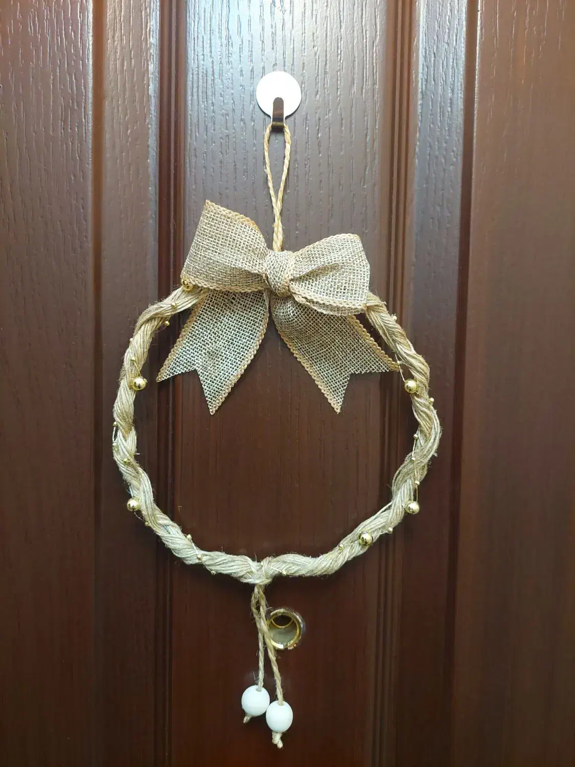 حلقه آویز شمشاد بزرگ / آویز درب|صنایع دستی و سایر لوازم تزئینی|قم, هفت تیر|دیوار