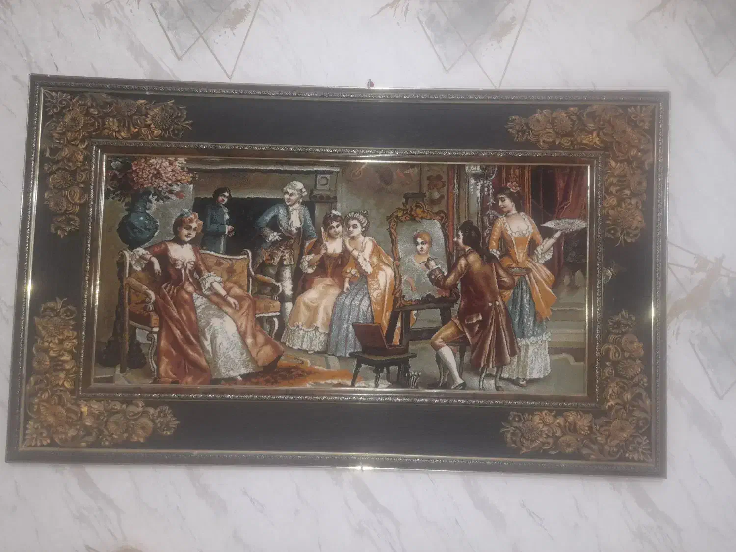 ساعت آینه وگلدان وتابلو فرس عالی|ساعت دیواری و تزئینی|اقبالیه, |دیوار