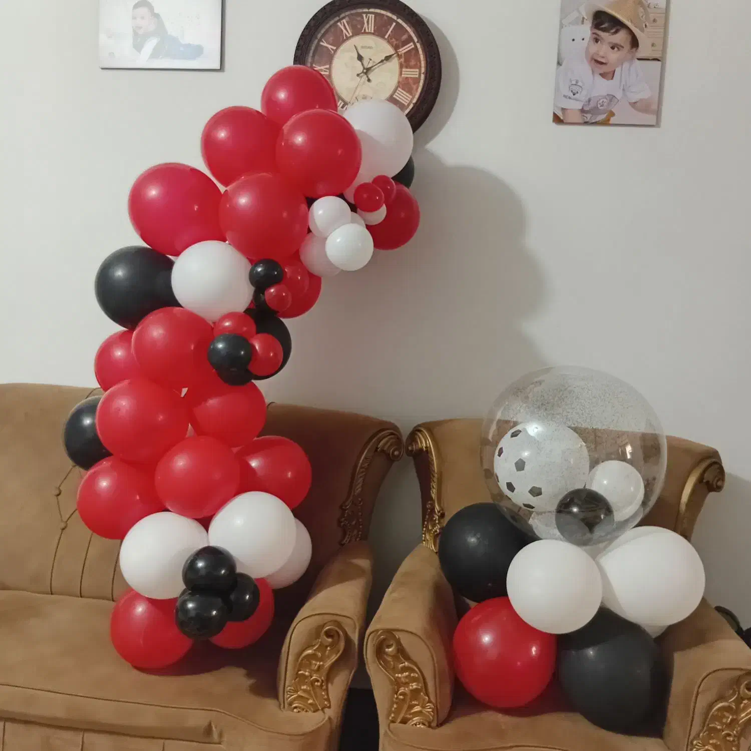 بادکنک تزئین شده مناسب تولد|صنایع دستی و سایر لوازم تزئینی|رشت, فلسطین|دیوار