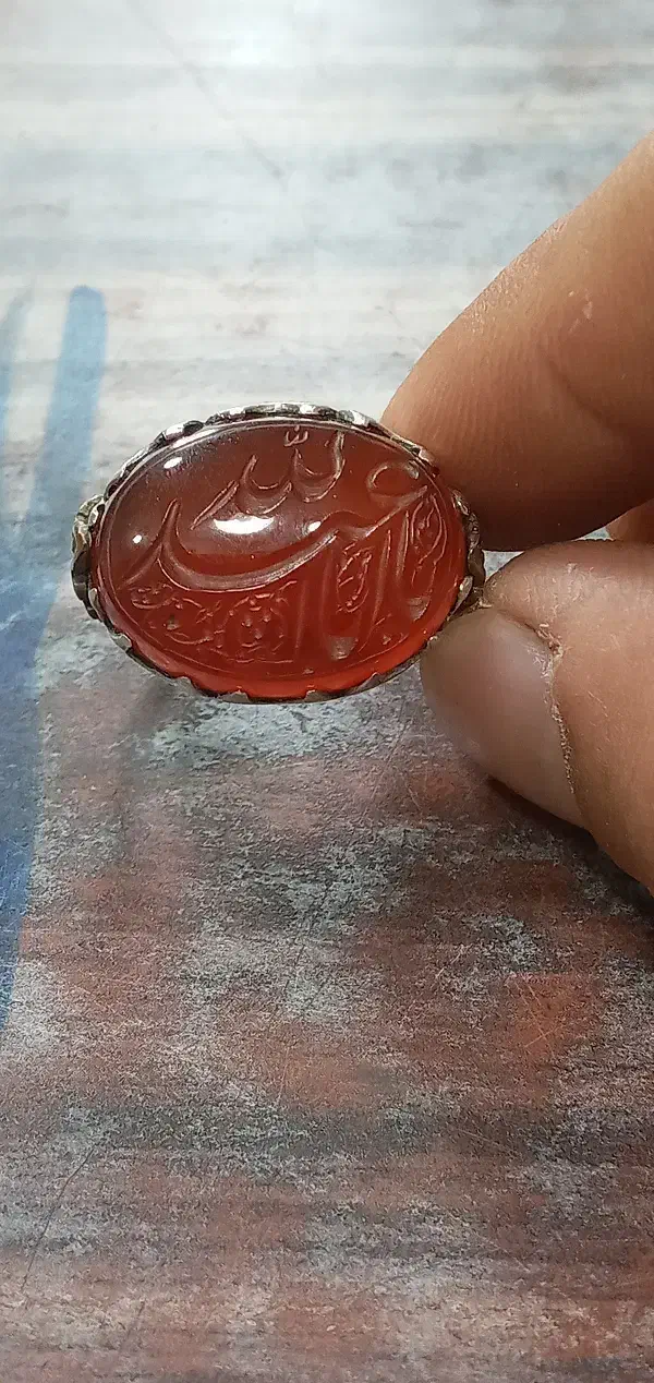 انگشتر نقره نگین عقیق|جواهرات|تهران, زمزم|دیوار