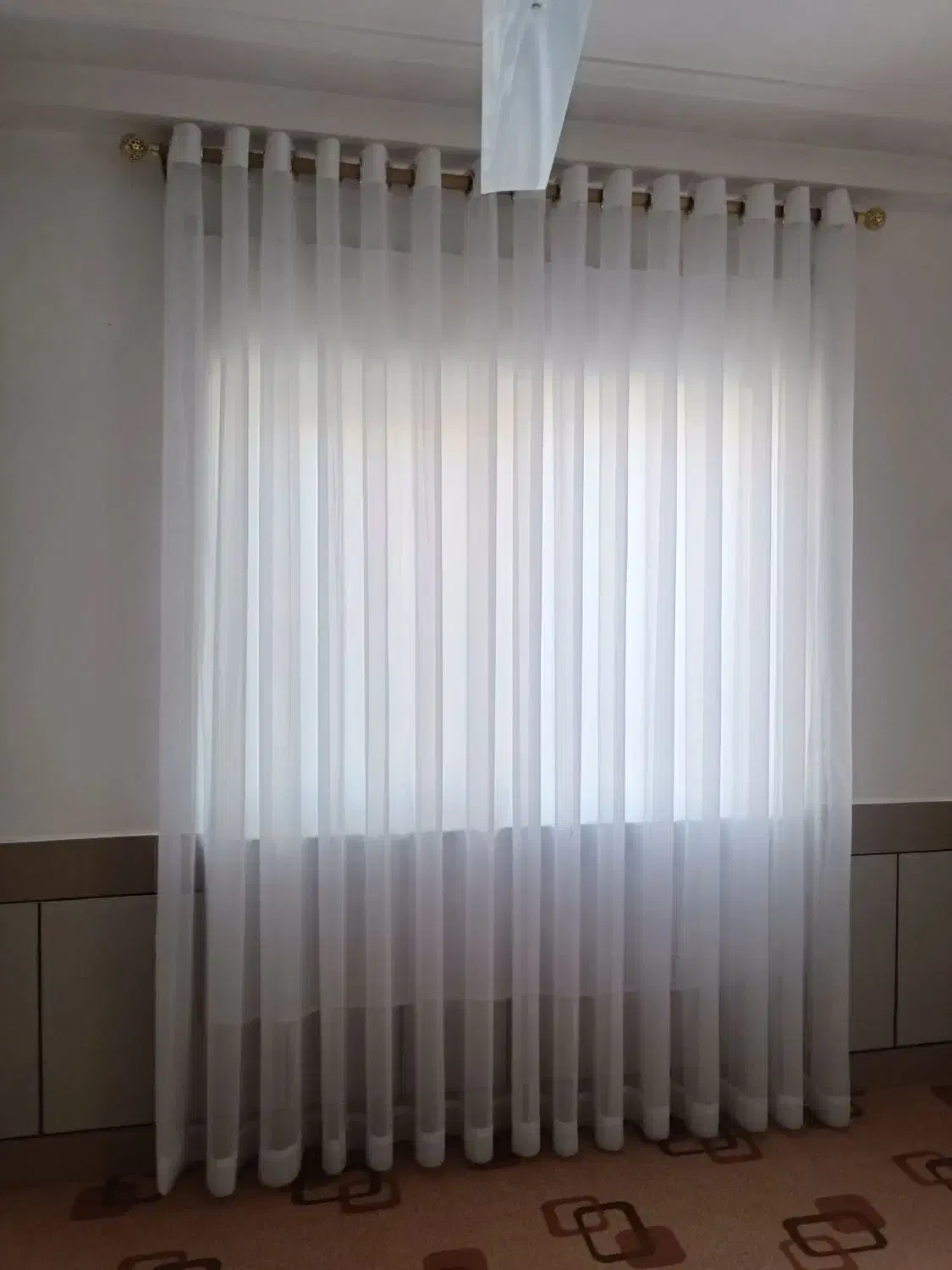 پرده حریر پانچ|پرده، رانر، رومیزی|آزادشهر, |دیوار