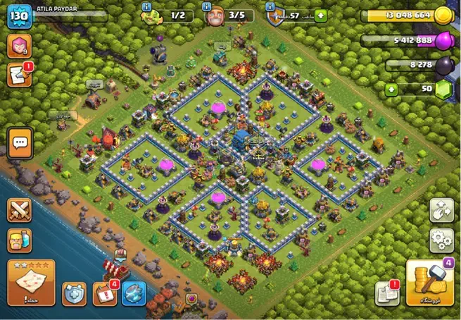 فروش سه اکانت کلش آف کلنز|کنسول، بازی ویدئویی و آنلاین|پرند, فاز ۲|دیوار