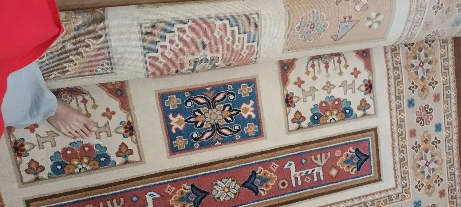 گیلیم فرش تمیز نرم سالم ۷متری|فرش|رشت, پارک شهر|دیوار